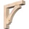Ekena Millwork Imperial Block Smooth Bracket w/ Offset Brace, Douglas Fir, 7 1/2"W x 38"D x 38"H BKT0806X38X38IMP05SDF - alternate 1